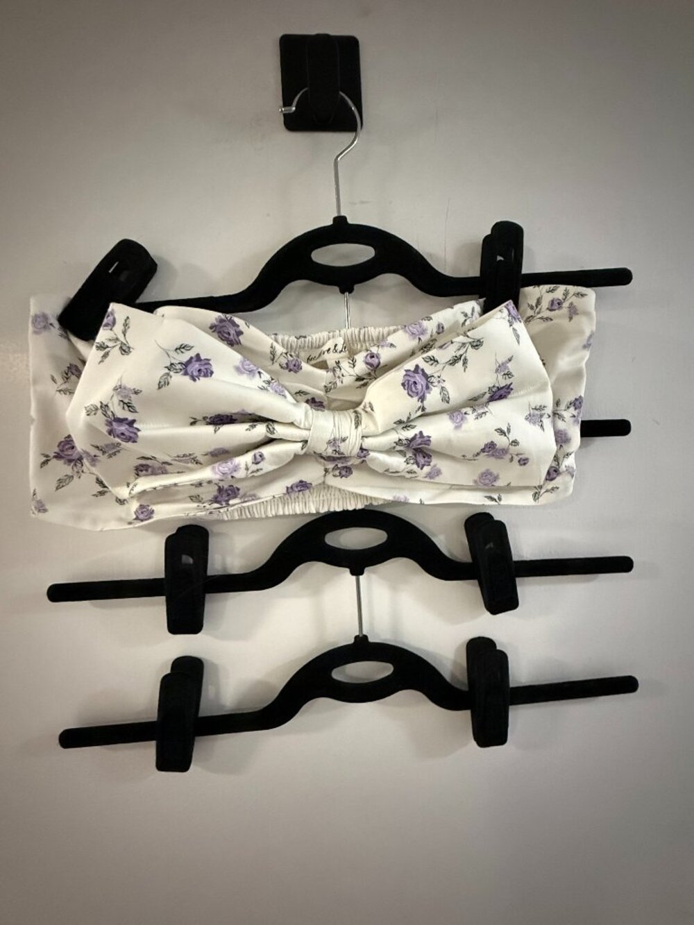 For Love & Lemons Floral Bow Crop